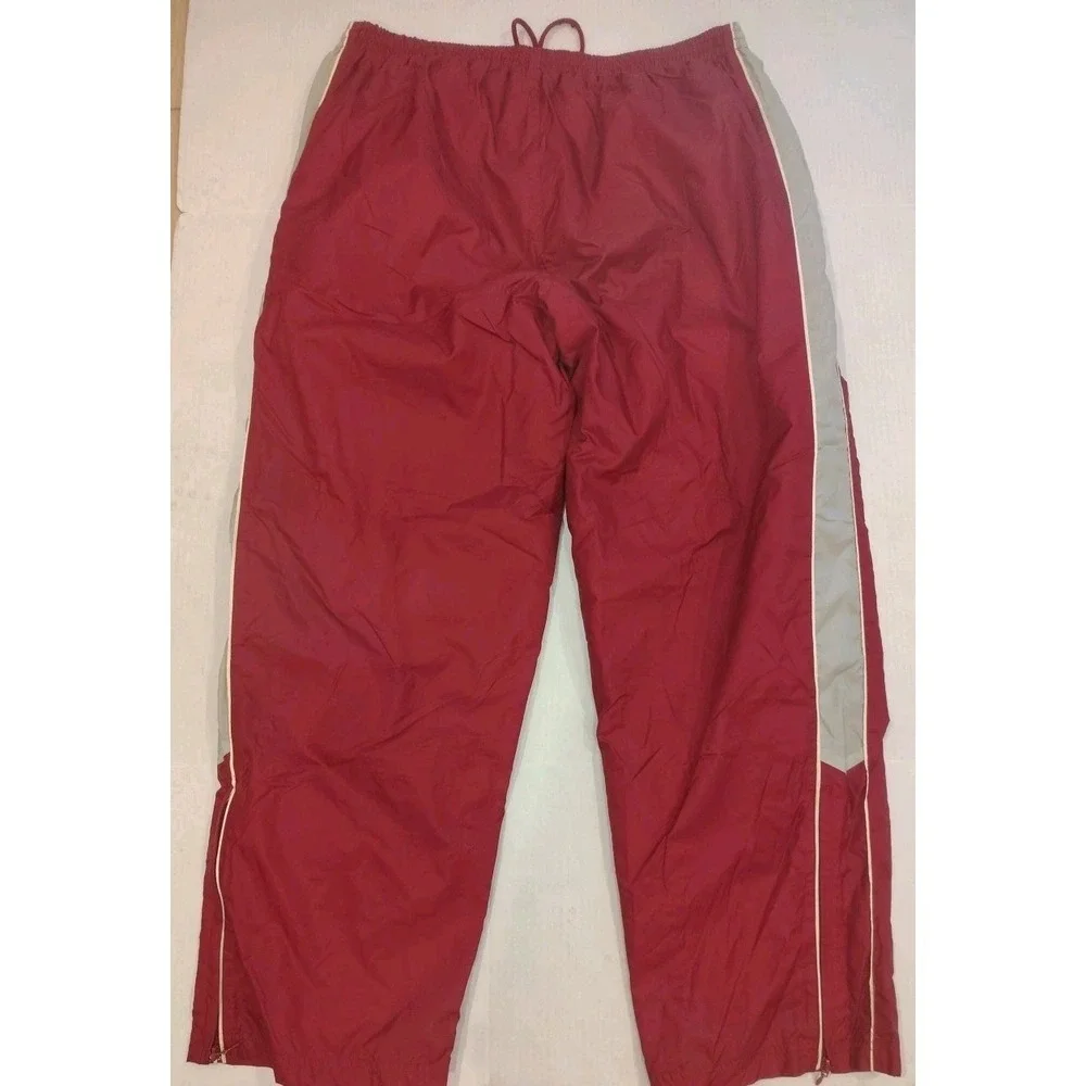 VTG Starter Alabama Crimson Tide Mesh Lined Windbreaker Pants Men's SZ Large A3‎